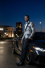 "Amsterdam" Silver Tuxedo Jacket