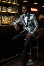 "Amsterdam" Silver Tuxedo Jacket