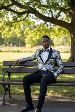 "Amsterdam" Silver Tuxedo Jacket