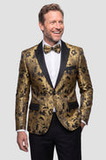 Xander Xiao "Amsterdam" Gold Tuxedo Jacket