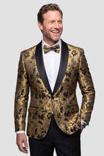 Xander Xiao "Amsterdam" Gold Tuxedo Jacket
