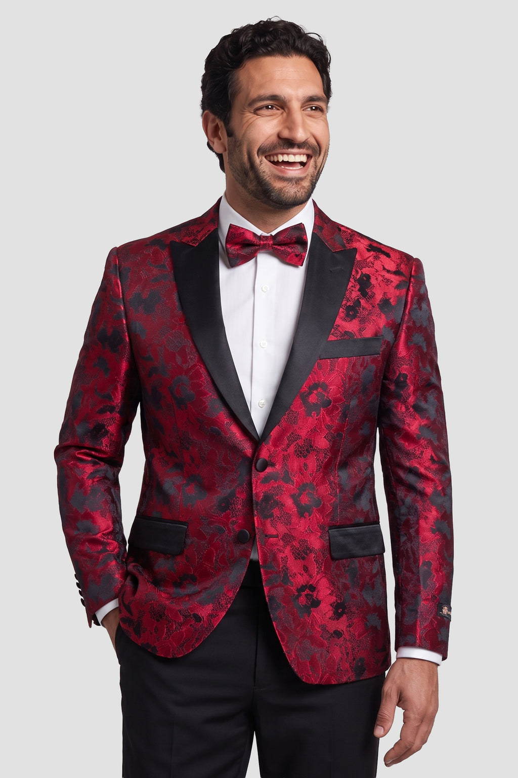 Xander Xiao "Amsterdam" Red Tuxedo Jacket