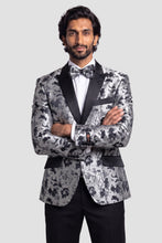 Xander Xiao "Amsterdam" Silver Tuxedo Jacket