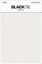 Angel Luxury Satin fabric swatch card