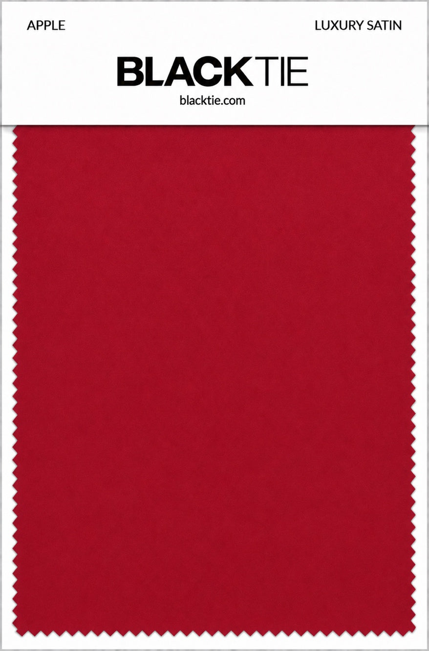 Apple Luxury Satin fabric swatch card