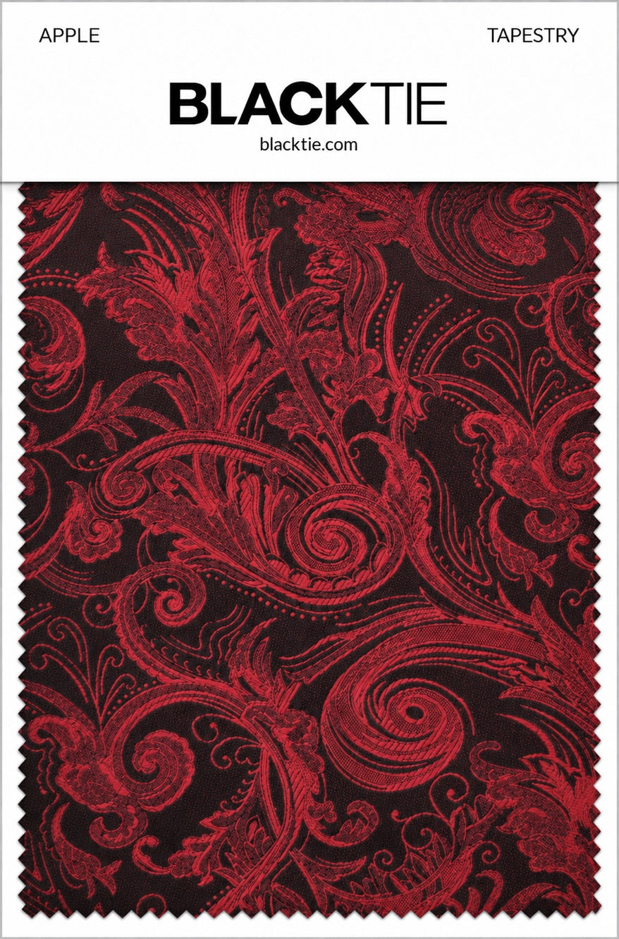 Cardi Apple Tapestry Necktie