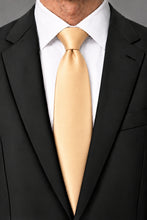 Cardi Apricot Luxury Satin Necktie