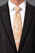 Cardi Apricot Tapestry Necktie