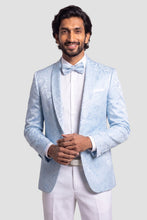 Mark of Distinction "Aries" Wedgewood Paisley Shawl Tuxedo Jacket (Separates)