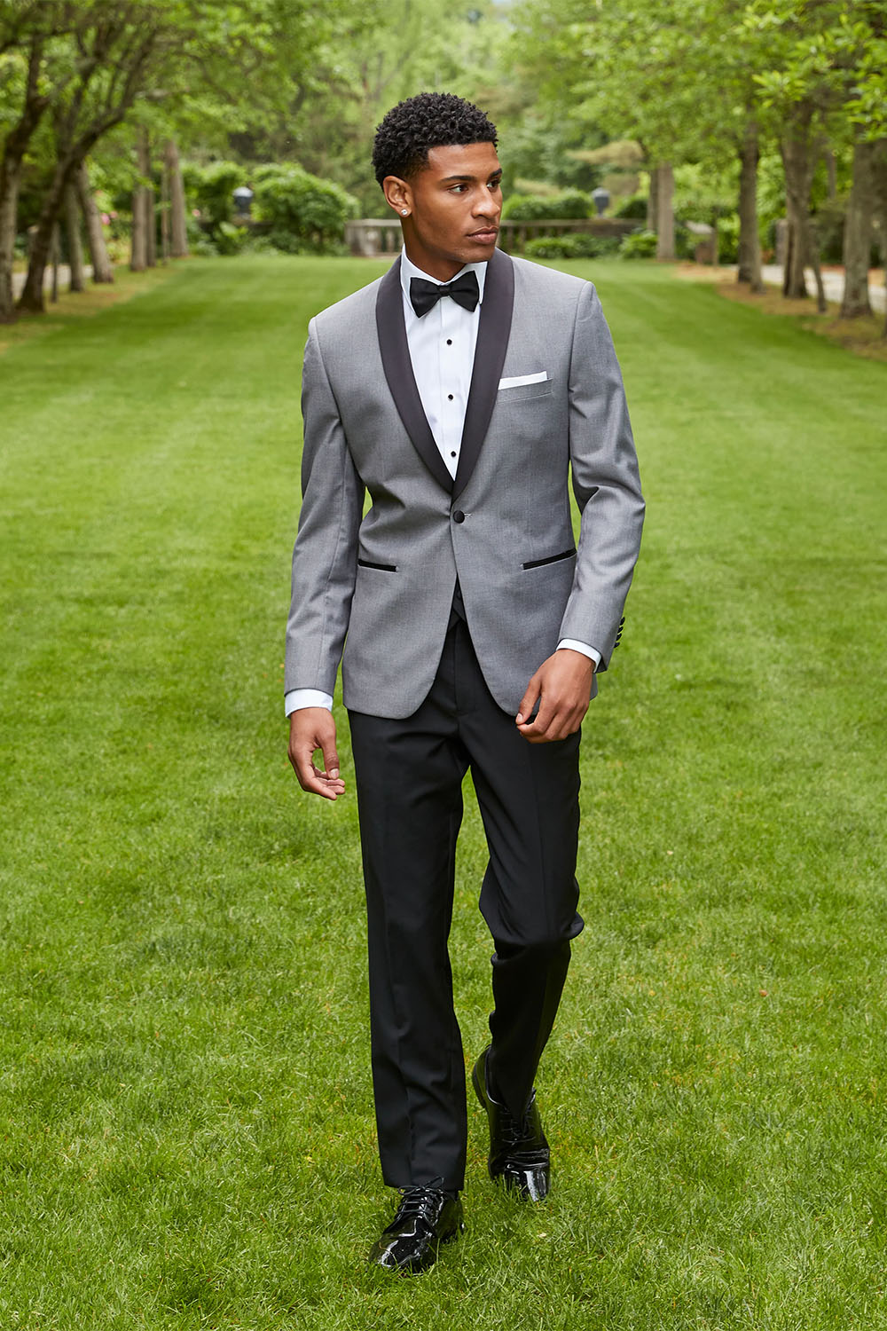 Couture 1910 Arlo Grey Tuxedo Jacket (Separates) 40L Slim Couture 1910 Arlo Grey Tuxedo Jacket (Separates) 40L Slim