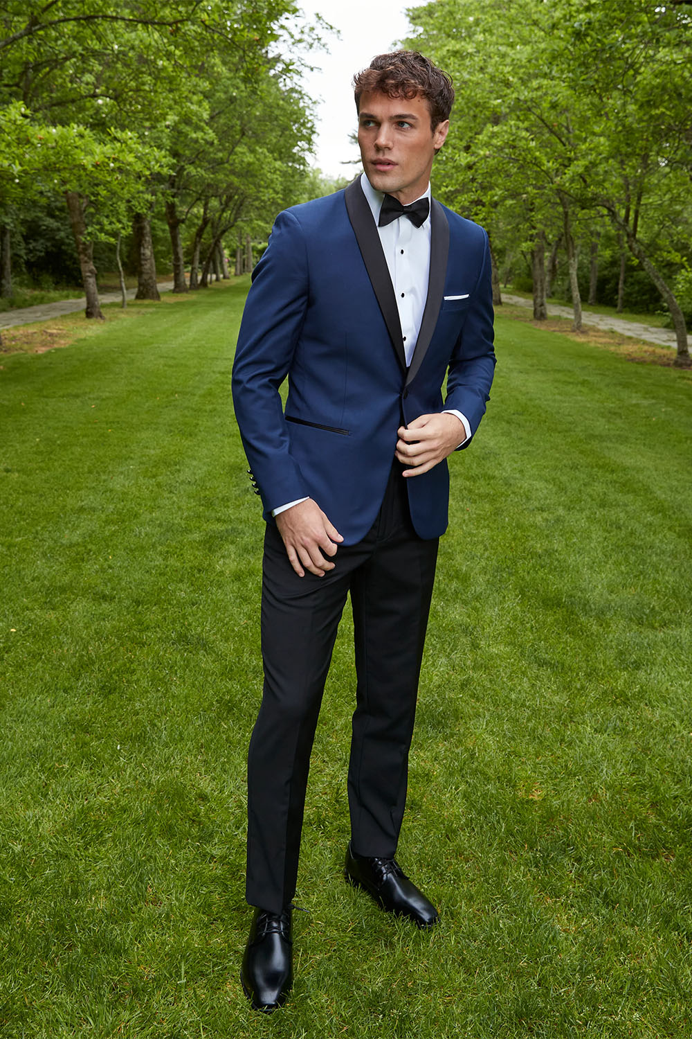 Couture 1910 Arlo Navy Tuxedo Jacket (Separates) 40L Slim Couture 1910 Arlo Navy Tuxedo Jacket (Separates) 40L Slim