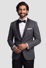 Couture 1910 "Arlo" Charcoal Tuxedo Jacket (Separates)