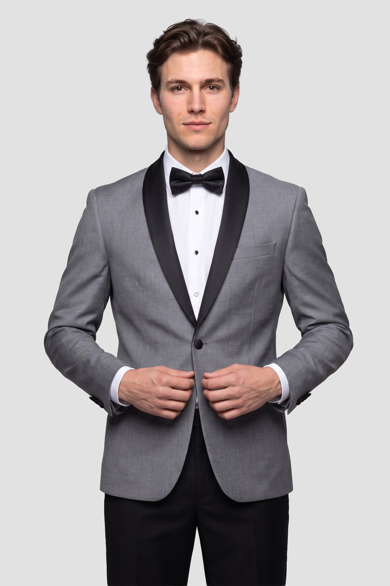 Couture 1910 "Arlo" Grey Tuxedo Jacket (Separates)