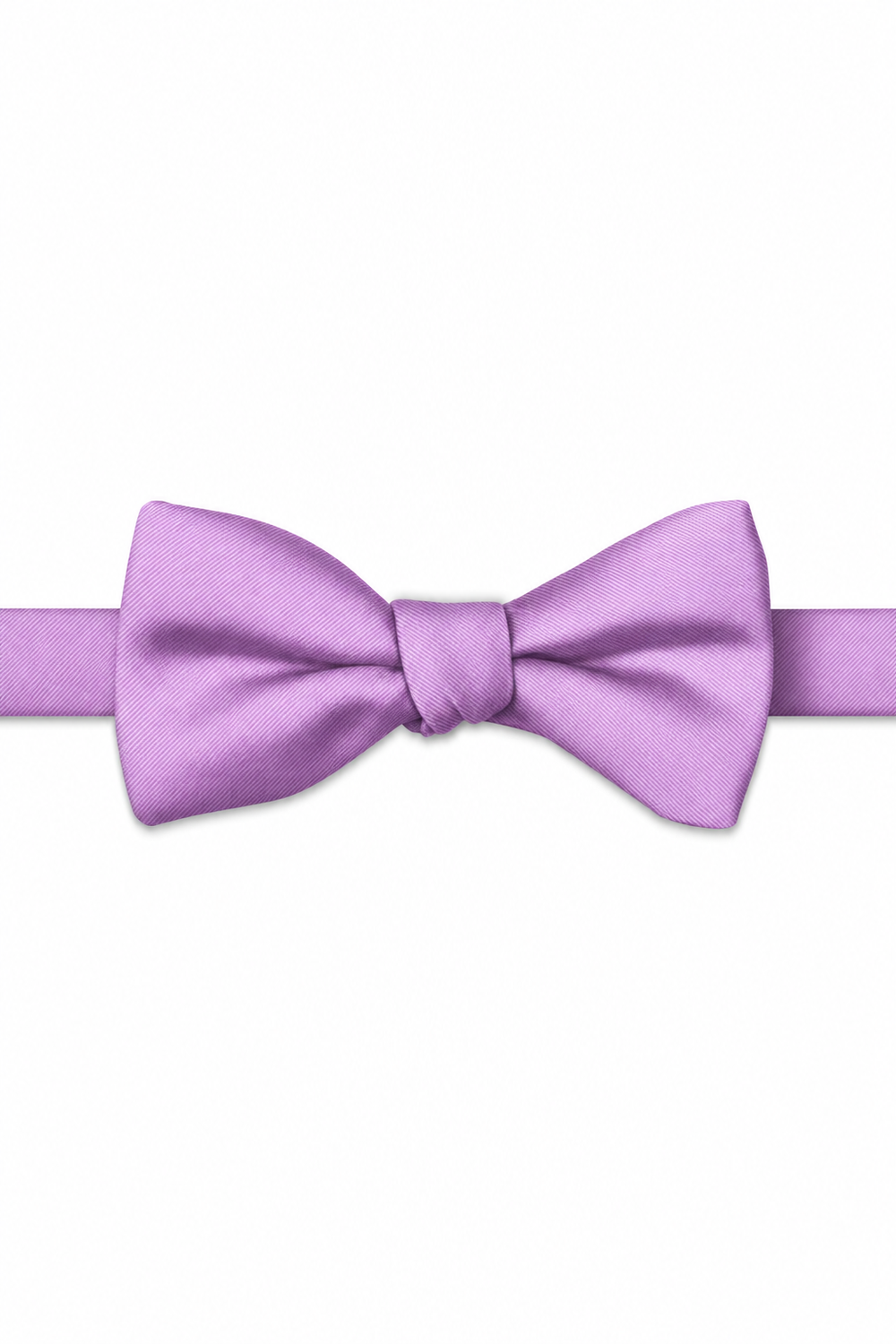 Aster Modern Solid Bow Tie - pre-tied bow tie, front view