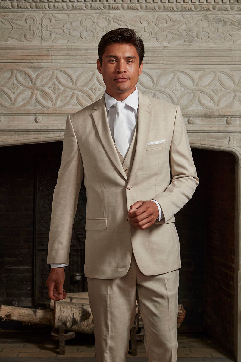 Couture 1910 Athens Tan Suit Jacket (Separates) 34R Slim