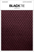 BLACKTIE Burgundy Austin Diamond Fabric Swatch