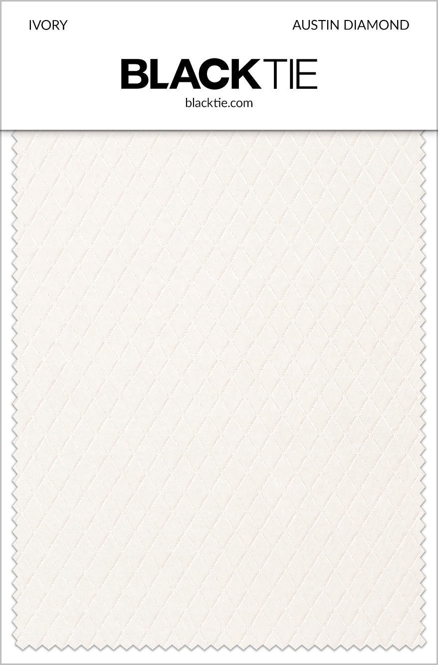 Mark of Distinction "Austin Diamond" Ivory Shawl Tuxedo Jacket (Separates)