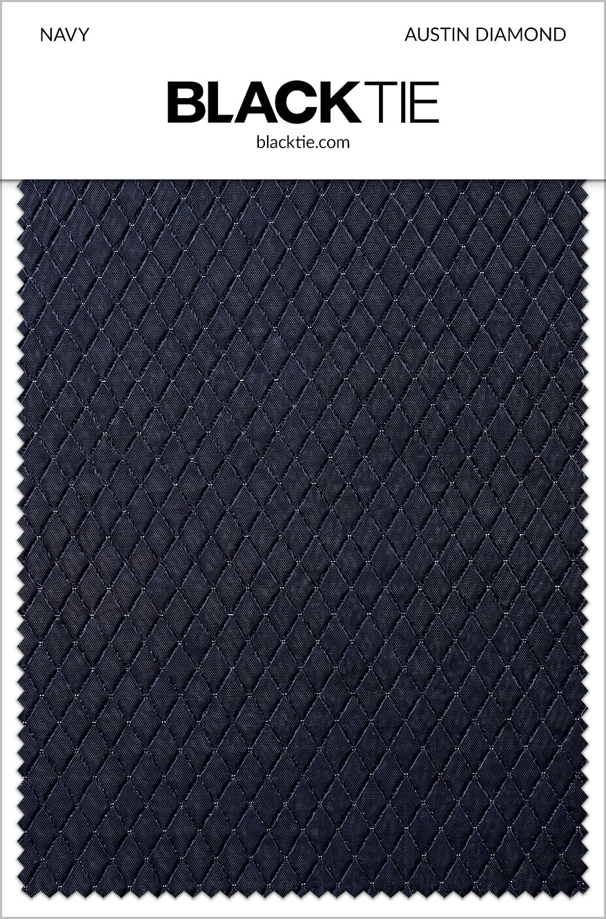 Mark of Distinction "Austin Diamond" Navy Shawl Tuxedo Jacket (Separates)