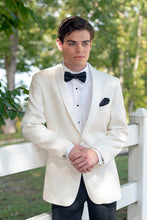 "Austin Diamond" Ivory Shawl Tuxedo Jacket (Separates)