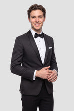Mark of Distinction "Austin Diamond" Black Shawl Tuxedo Jacket (Separates)