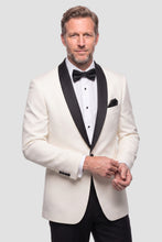 Mark of Distinction "Austin Diamond" Ivory Shawl Tuxedo Jacket (Separates)