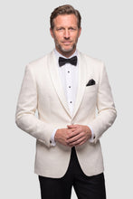 Mark of Distinction "Austin Diamond" Ivory Shawl Tuxedo Jacket (Separates)