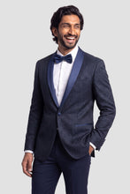Mark of Distinction "Austin Diamond" Navy Shawl Tuxedo Jacket (Separates)