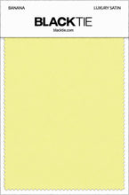 Banana Luxury Satin fabric swatch card
