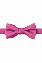 Begonia Modern Solid Bow Tie - pre-tied bow tie, front view