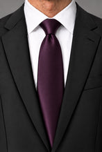 Cardi Berry Luxury Satin Necktie