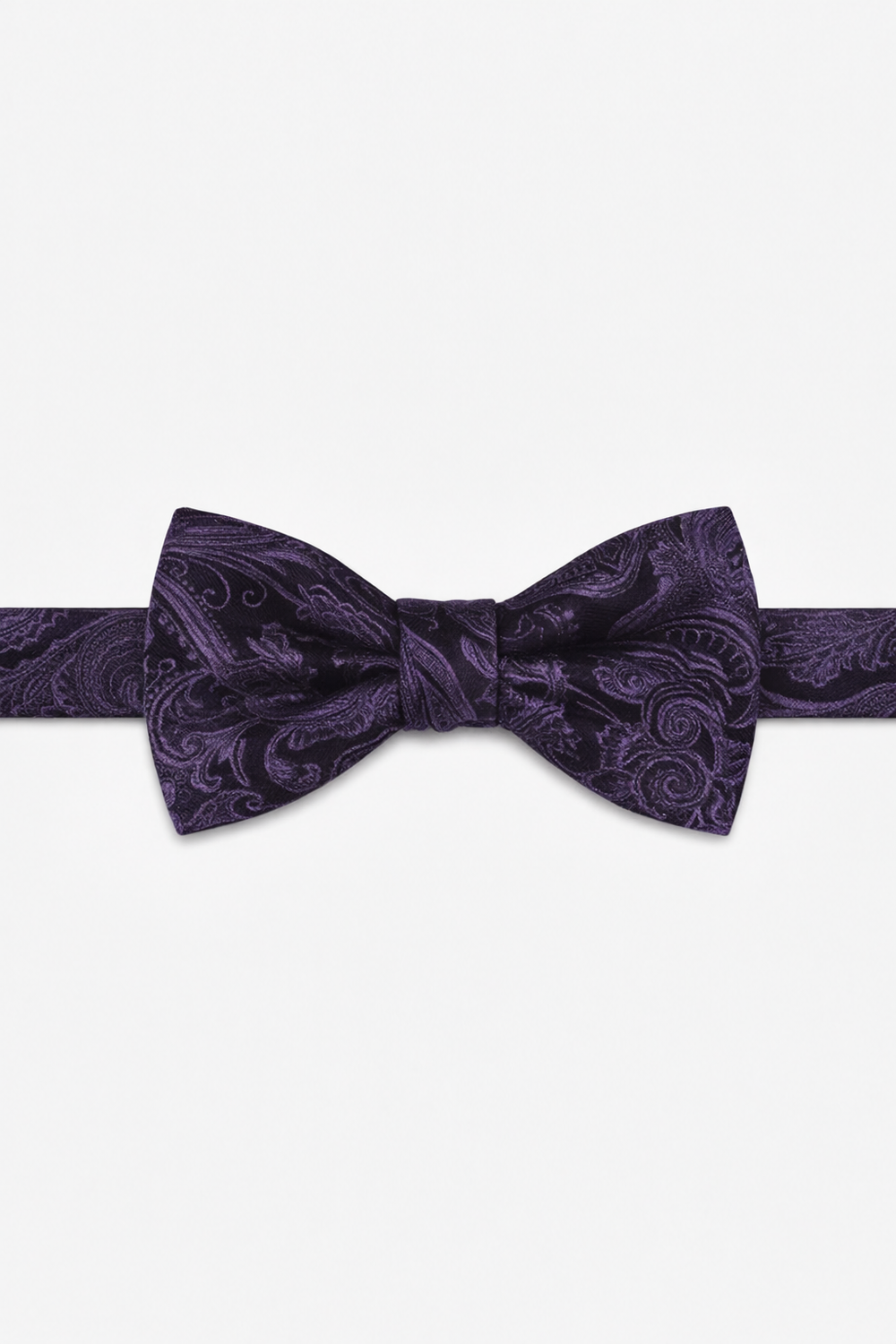 Cardi Pre-Tied Berry Tapestry Bow Tie