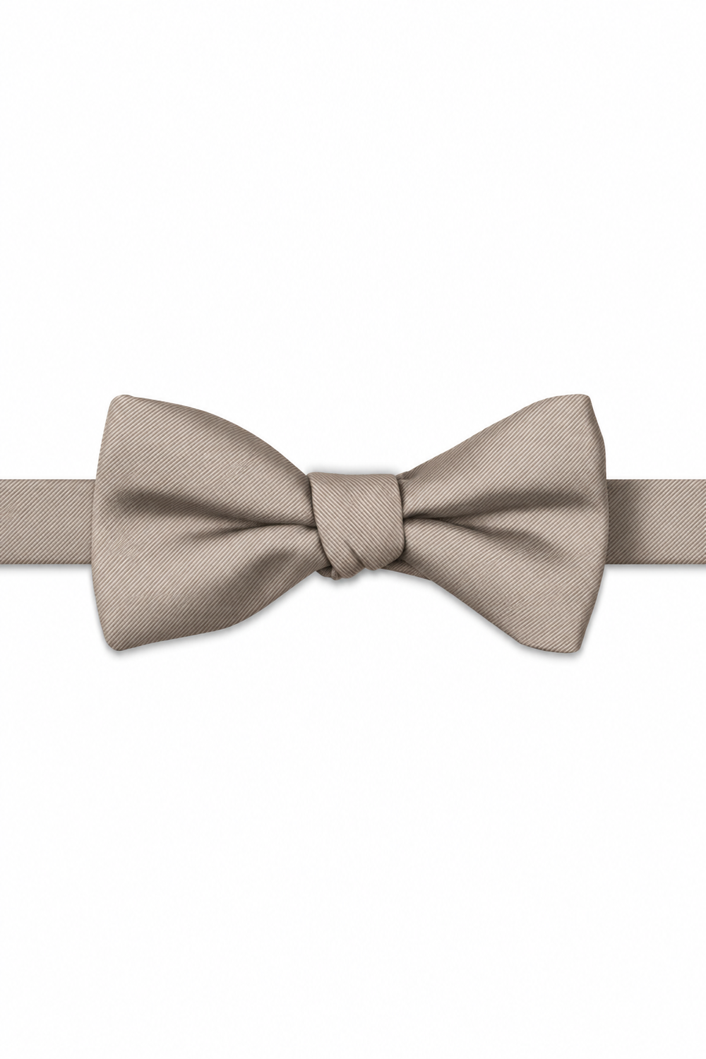 Biscotti Modern Solid Bow Tie - pre-tied bow tie, front view
