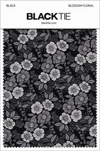 Ted Stanford Black Blossom Floral Necktie