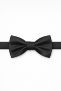 Cristoforo Cardi Pre-Tied Black Faille Silk Bow Tie