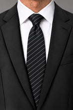 Cardi Black Newton Stripe Necktie