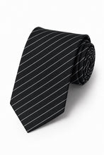 Cardi Black Newton Stripe Necktie