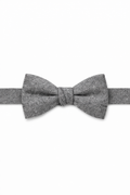 BLACKTIE Black & White Tweed Bow Tie