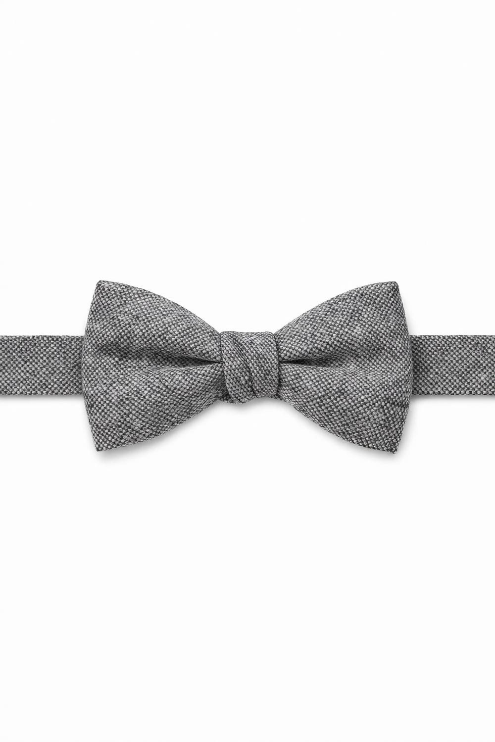 BLACKTIE Black & White Tweed Bow Tie