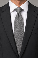 BLACKTIE Black & White Tweed Necktie