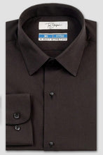 Ted Stanford "Stretch" Black Laydown Formal Shirt