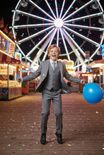 "Liam" Kids Vintage Grey Suit (5-Piece Set)