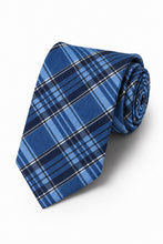 Cardi Blue Madison Plaid Necktie