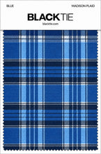 Cardi Blue Madison Plaid Necktie