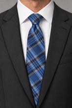 Cardi Blue Madison Plaid Necktie