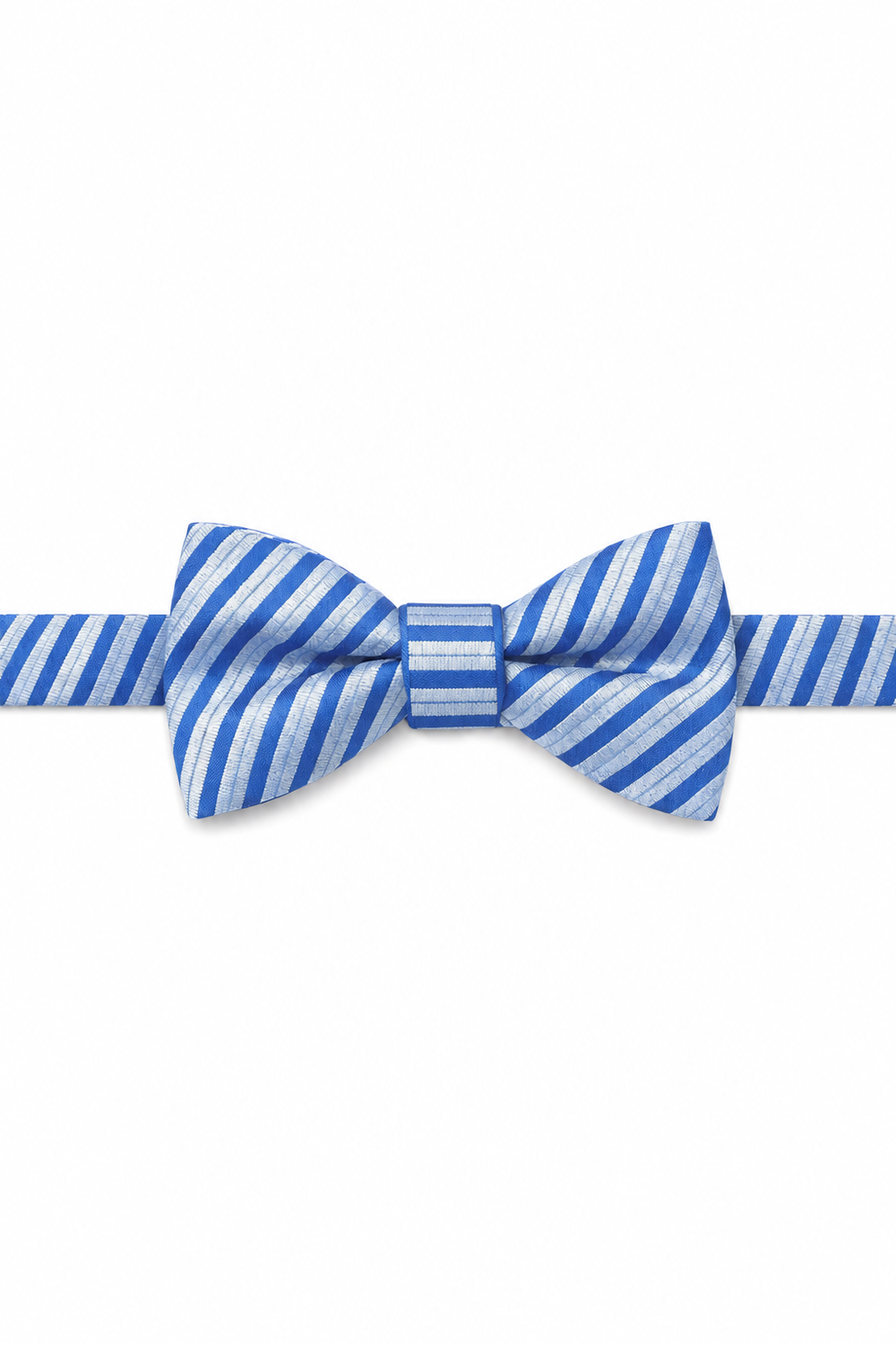 Cardi Pre-Tied Blue Newton Stripe Bow Tie