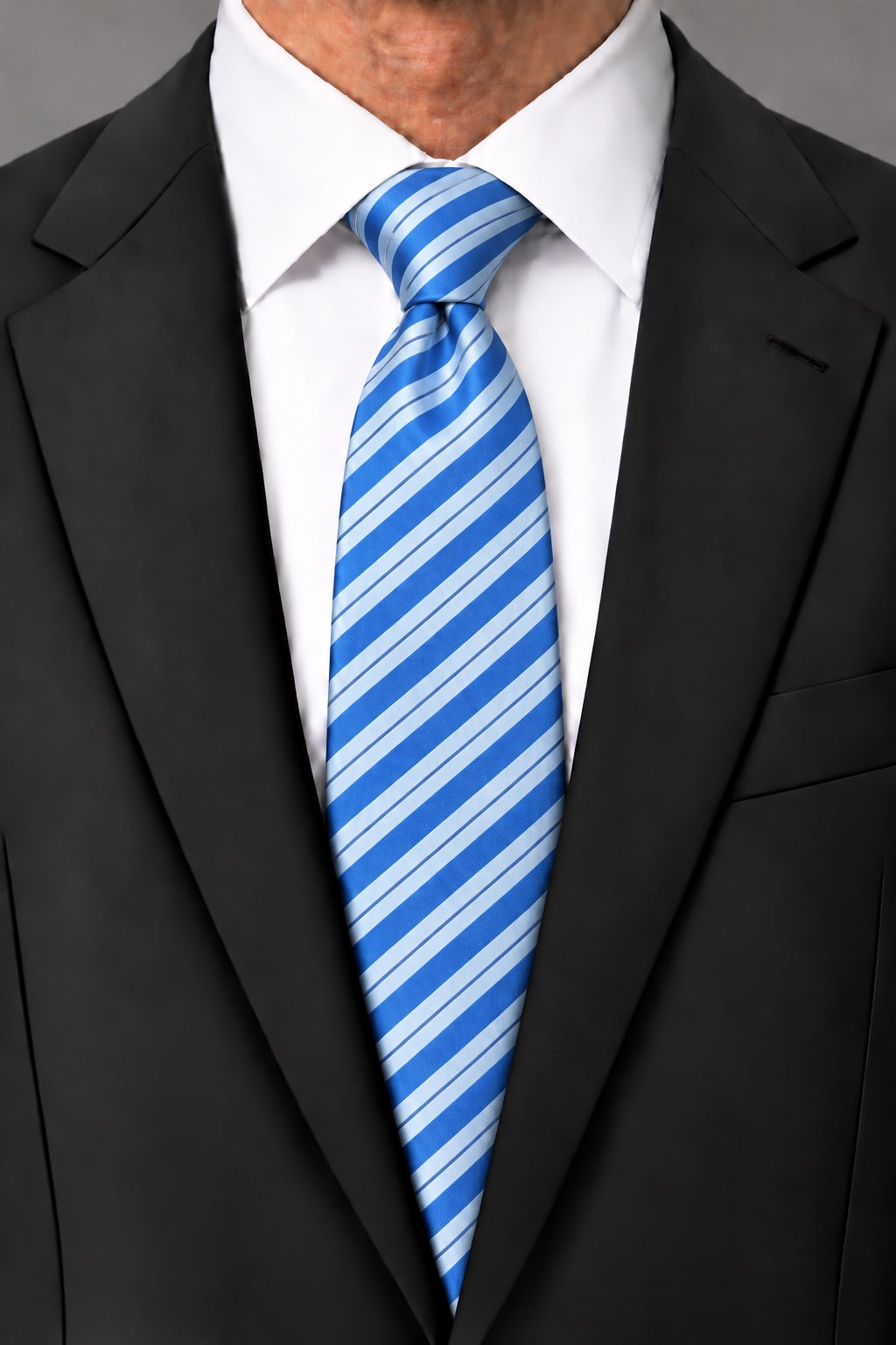 Cardi Blue Newton Stripe Necktie