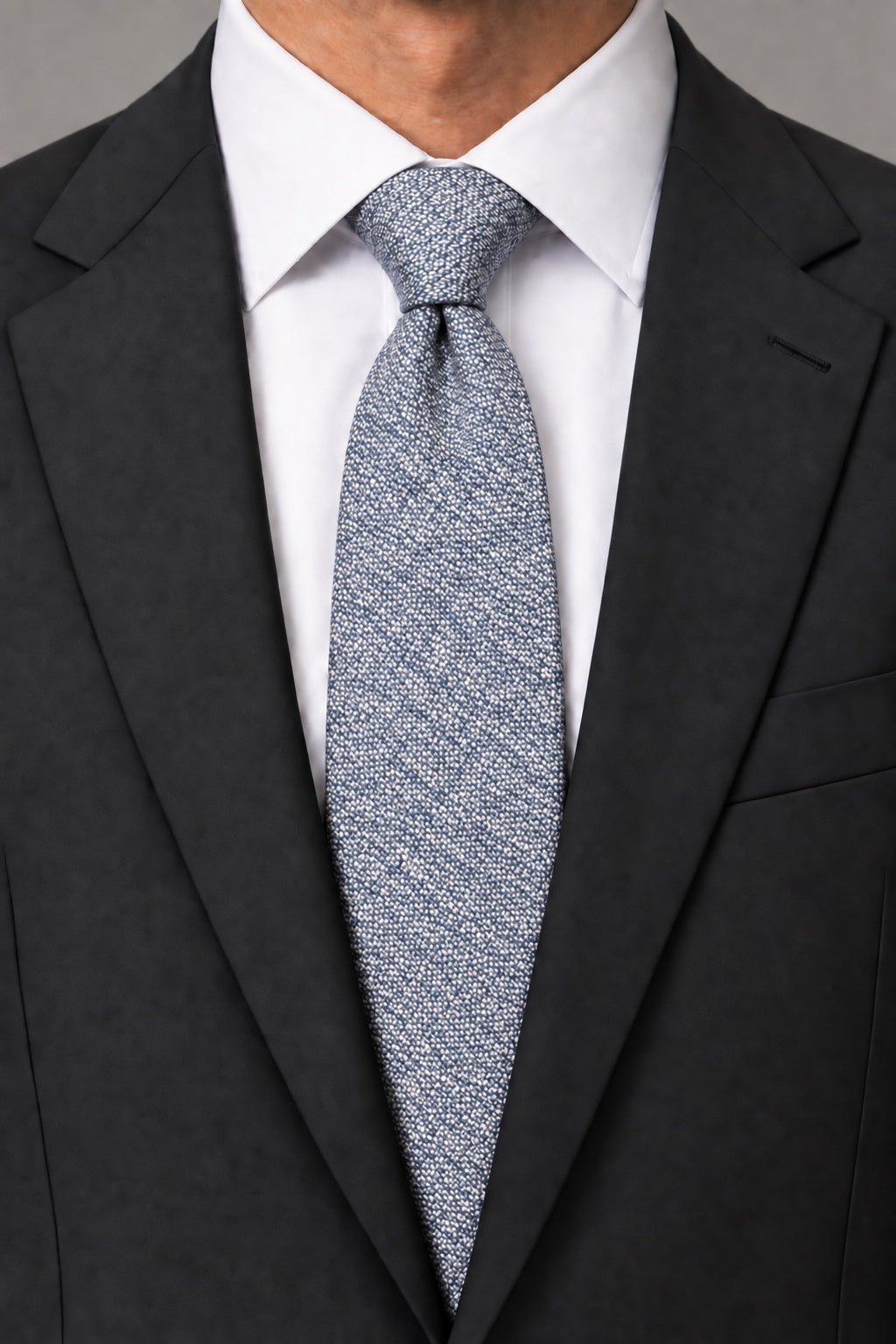 BLACKTIE Blue Tweed Necktie