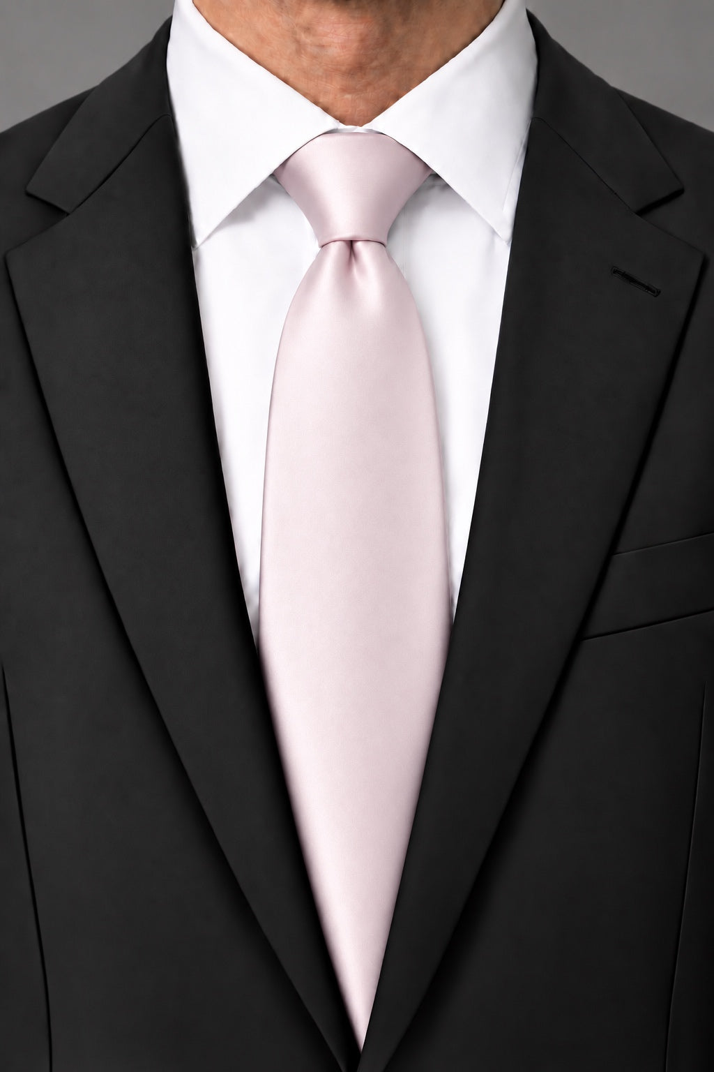 Cardi Blush Luxury Satin Necktie