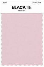 Blush Luxury Satin fabric swatch card