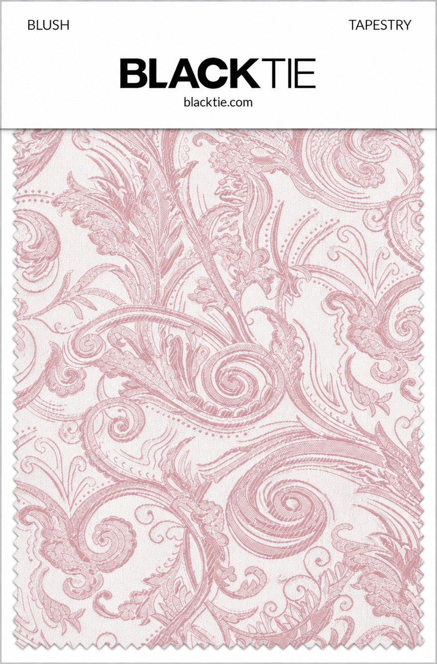 Cardi Blush Tapestry Necktie